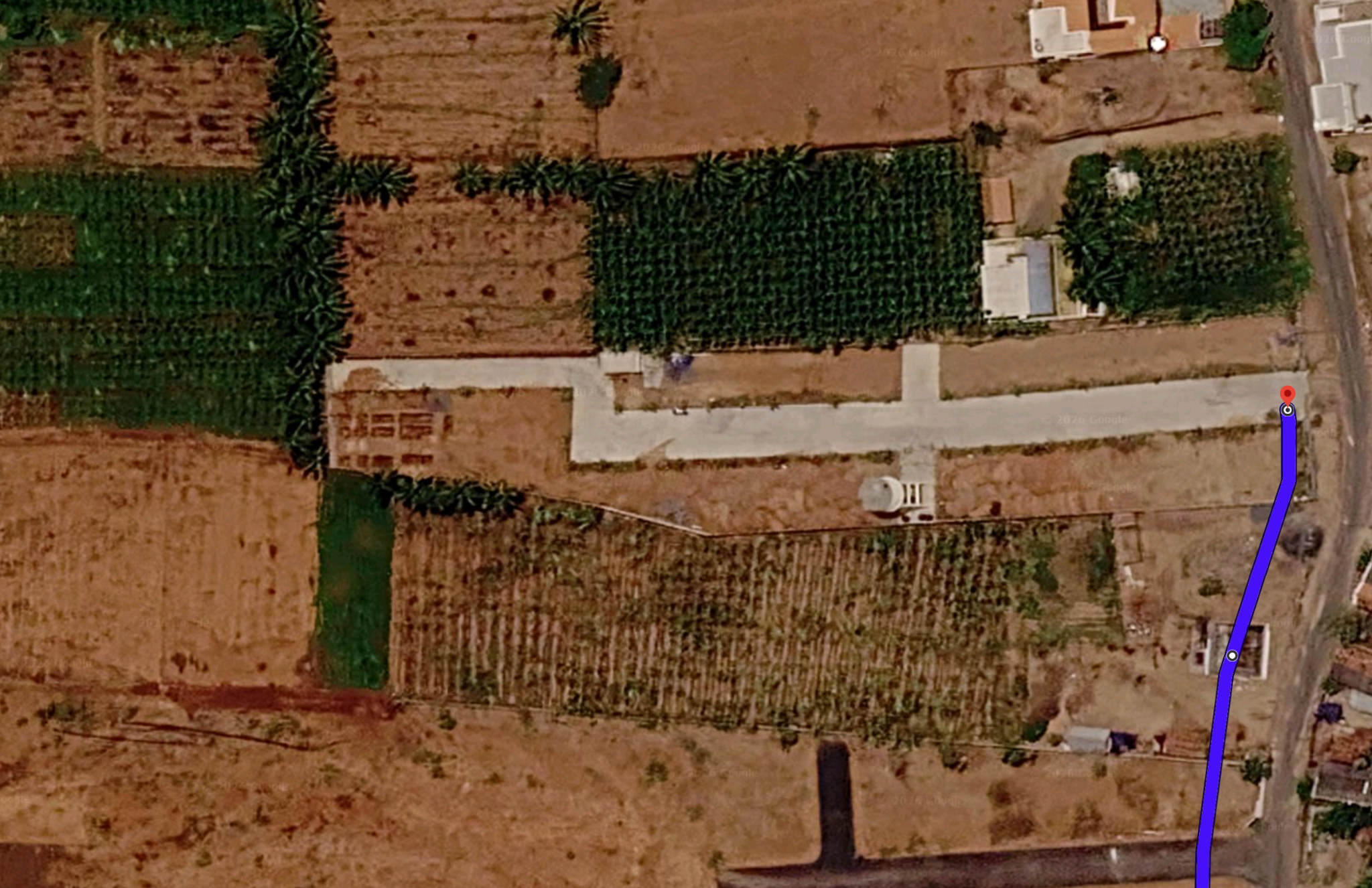 JM Meadows Google map route screenshot